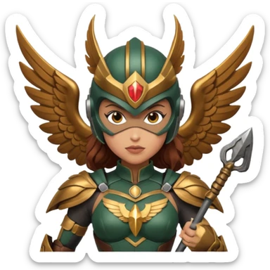Hawkgirl from Justice League sticker
