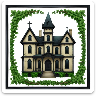 haunted mansion sticker