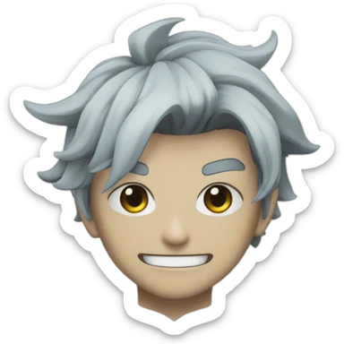 Muzan from demon slayer anime sticker