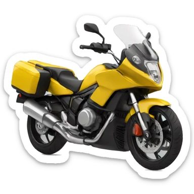 Moto en movimiento orizontal sticker