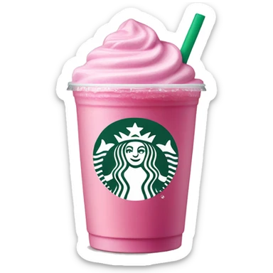 pink drink from starbucks sticker