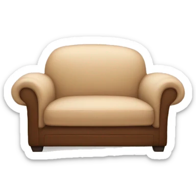 Cozy warm sofa sticker