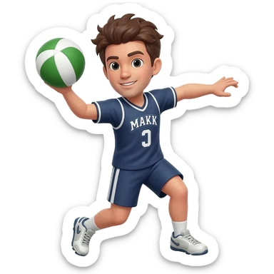 Makk ballEmoji throwing makk balla sticker