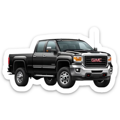 GMC sierra 2500hd truck sticker