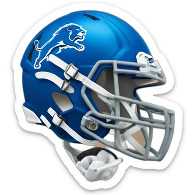 Detroit lions logo sticker