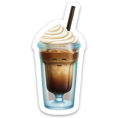 iced coffee sticker