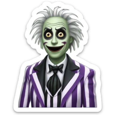 Beetlejuice sticker