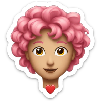 Coeur dans les bras sticker