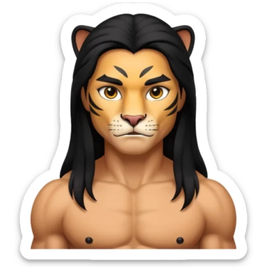 jaguar human sticker