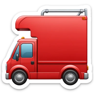 emoji of delivery truck  sticker
