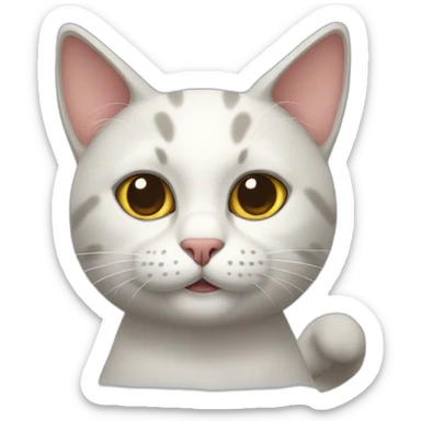 cat miau sticker