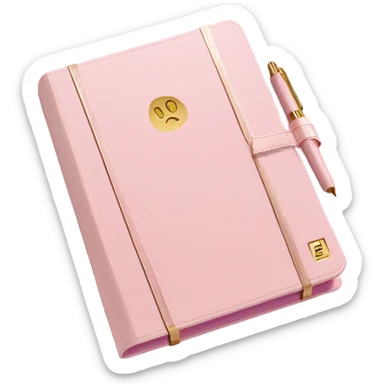 Sophisticated Pink Day Planner sticker