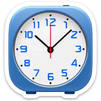 A Digital LED clock displaying the numbers. The time is  11:11 in blue  sticker