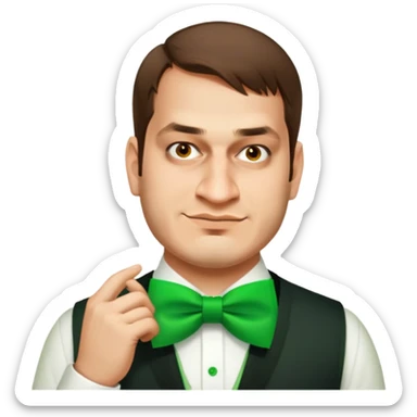 Stylish Leprechaun sticker