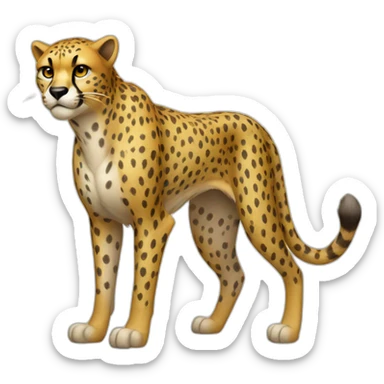 Cheetah dc comics sticker