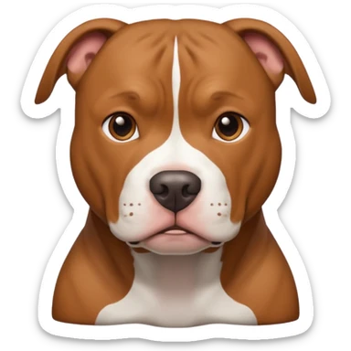 perro pitbull sticker