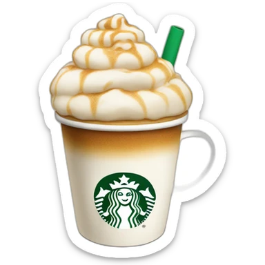 Starbucks-latte sticker