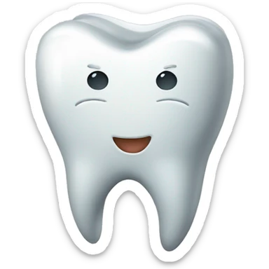 tooth dental braces sticker