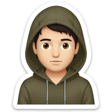 Dude in hoodie  sticker