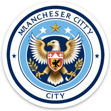 Manchester City badge sticker