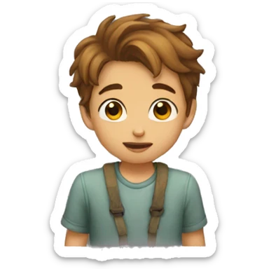 A boy who kisses a boy sticker