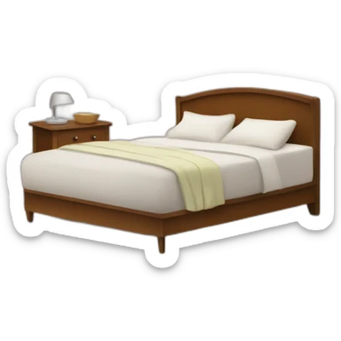 wake up bed sticker