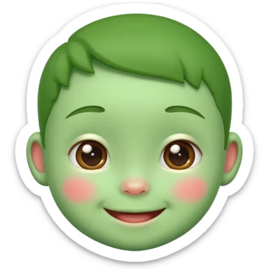 Hulk baby face sticker