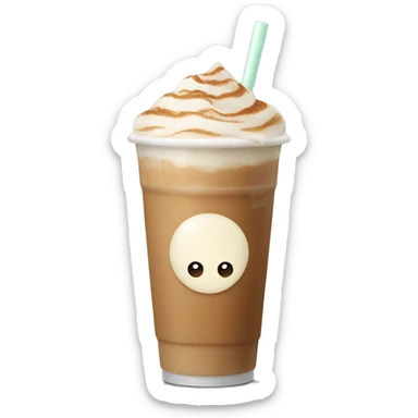 ice latte  sticker