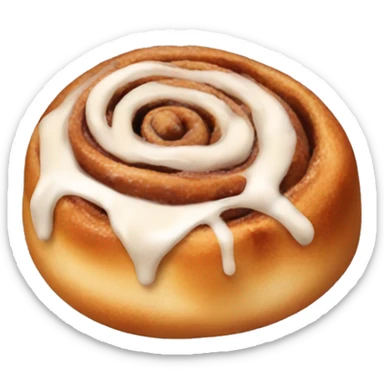 Create a cinnamon roll sticker