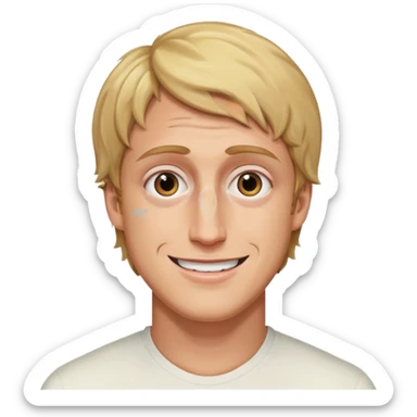 Logan Paul with Dead eyes smile sticker