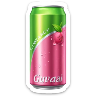 energy drink exotic guava sticker