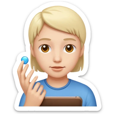 Playing with self  sticker