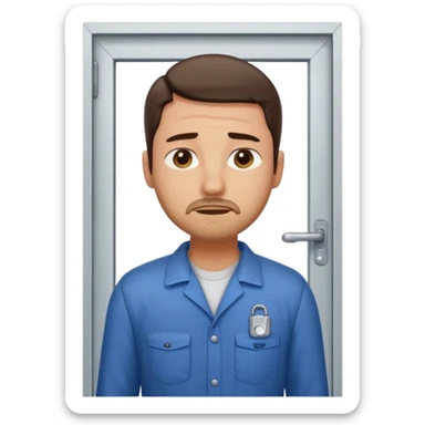 CANSADO LLEGANDO DE TRABAJO sticker