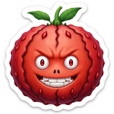 One piece luffy devil fruit sticker
