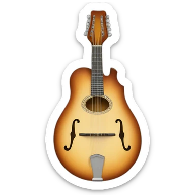 Mandolin sticker
