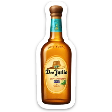 Don julio tequila bottle  sticker