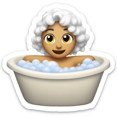 Bubble bath  sticker