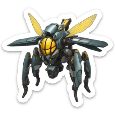 Mecha Hornet sticker