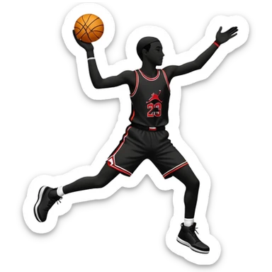 Jordan jumpman outline sticker