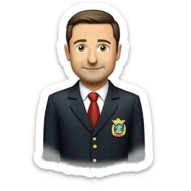 president zelensky sticker
