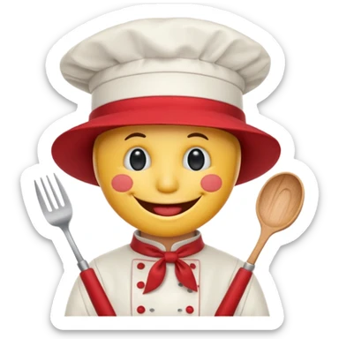 rédige moi un smiley qui donne envie de restaurant et de brasserie sticker