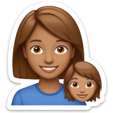 Una camara color carmelita claro color piel sticker