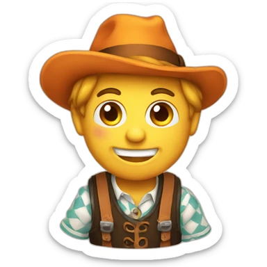 oktoberfest halloween sticker