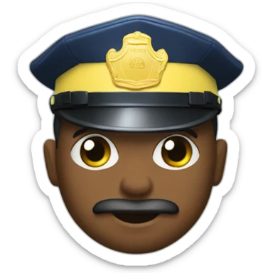 Bac de la police sticker