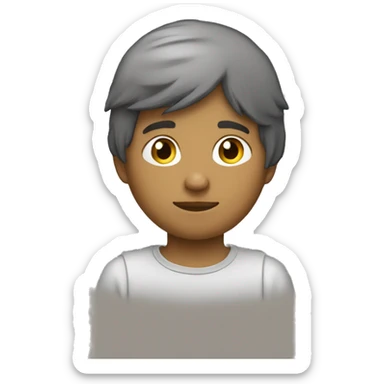 Garçon jeune fatigué  sticker