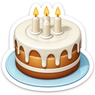 cake, but upside down sticker