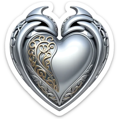 sorayama giger heart sticker