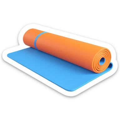 yoga mat sticker