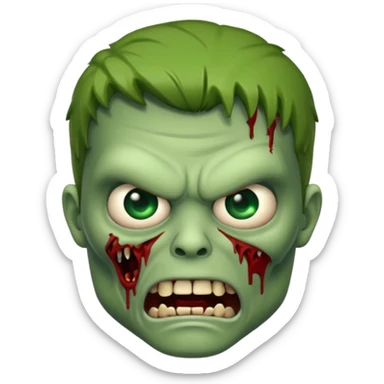Zombie Memoji sticker