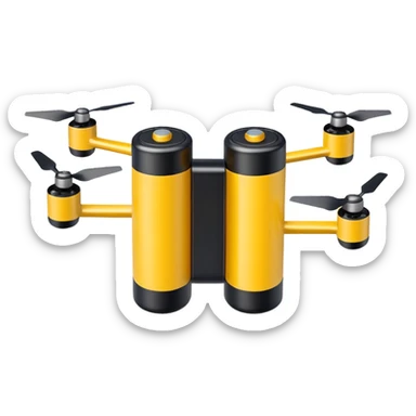 drone battery sticker